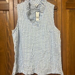 Gingham crown and ivy